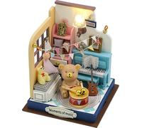 Avizar, Mini salle de musique DIY avec lumière LED & accessoires, Multicolore