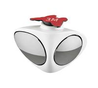 Avizar Miroir Voiture Auxiliaire Double Vision Gauche Réglable 360° Blanc / Gris