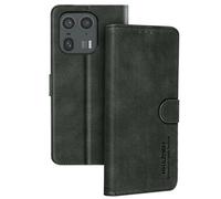 Avizar, Motorola Edge 50 Ultra Étui porte-monnaie à fermeture magnétique, vert foncé