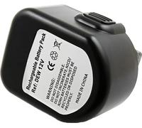 Avizar, NiMH Akku 12V 3000mAh 36Wh Ersatz für Dewalt DE9037 Werkzeug, Schwarz