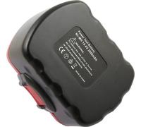 Avizar, NiMH Akku 14.4V 3000mAh Ersatz für Bosch GLI / GSR 14,4 VE-2, Schwarz / Rot