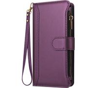 Avizar, Oppo A5 Pro Etui Portefeuille Bracelet magnétique, Violet