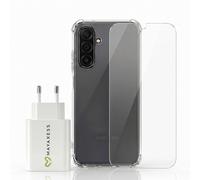 Avizar Pack Accessoires Coque Verre et Chargeur pour Samsung Galaxy A17