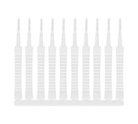 Pack de 10x Brosses de Nettoyage Nylon pour Smartphone Ports de Charge Blanc