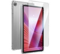 Avizar Pack Protection Intégrale - Coque Silicone Renforcée et Verre Trempé 9H pour Lenovo Tab 10.1 2025 - Transparent Transparent