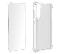 Avizar Pack Protection pour Samsung Galaxy S21 FE Coque Souple et Verre Trempé