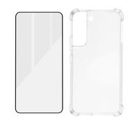 Avizar Pack Protection pour Samsung Galaxy S22 Coque + Verre Trempé Transparent