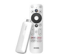Passerelle Multimédia 4K Ultra HD Google TV Stick HDMI avec Wi-Fi Blanc