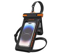 Avizar Pochette Étanche IPX8 Flottante pour Smartphones jusqu'à 7.5 Pouces Noir