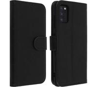 Avizar, Portefeuille Flip Cover, étui à rabat en similicuir pour Samsung Galaxy A41, Noir