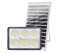 Avizar Projecteur LED 15W Extérieur 9000K avec Panneau Solaire 12W Gris