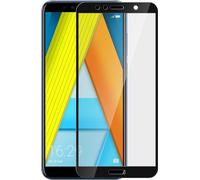 Avizar, Protecteur d'écran en verre 9H résistant aux rayures pour Honor 7A, Huawei Y6 2018, Noir