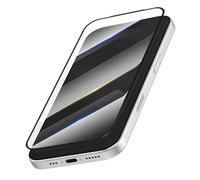 Protection d'Écran Verre Trempé pour iPhone 17 Pro Bords Arrondis 10D Noir transparent
