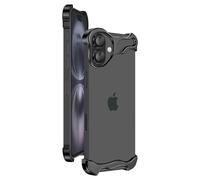 Avizar Protection Design pour iPhone 16 Bumper avec Verre Trempé Caméra Noir