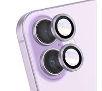Protection d'Objectif Caméra pour iPhone 17 avec Contour Renforcé Lavande