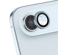 Protection d'Objectif Caméra pour iPhone Air avec Contour Renforcé Bleu clair