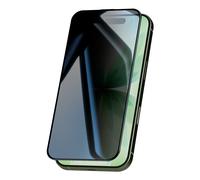 Protection Écran Verre Trempé pour iPhone 17 Anti-Espion Dureté 9H Noir transparent