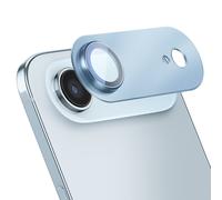 Protection Objectif Caméra pour iPhone Air Cadre Monobloc en Aluminium Bleu