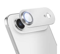Protection Objectif Caméra pour iPhone Air Cadre Monobloc en Aluminium Argent