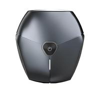 Rasoir Rotatif Électrique Intelligent Étanche Rechargeable avec 2 Têtes Avizar Noir Noir
