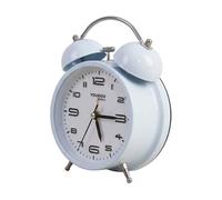 Avizar Réveil de Table 12cm pour Chambre Format Rond Double Cloche Élégant Blanc