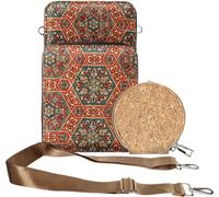 Avizar, sac en liège, CorkArt Collection, fermeture éclair, multicolore
