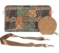 Avizar, sac en liège, CorkMosaic Collection, fermeture magnétique / fermeture éclair, multicolore
