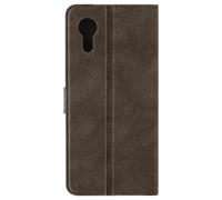 Avizar, Samsung Xcover 7 Housse à rabat avec porte-monnaie et fermeture magnétique, Marron foncé