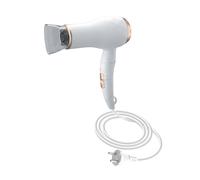 Sèche-cheveux Filaire 850W Léger Air Chaud et Air Froid Blanc