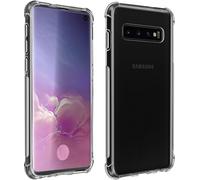Avizar, Set de protection premium Galaxy S10 Housse de protection + film de protection d'écran 9H, Transparent