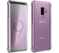 Avizar, Set de protection premium Galaxy S9 Plus Housse de protection + film de protection, Transparent