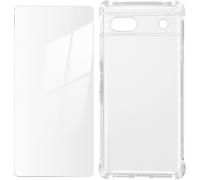 Avizar, Set de protection premium Google Pixel 6a Housse + film, Transparent