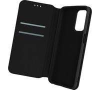 Avizar, similicuir Cover Classic Edition, étui à rabat pour Oppo A54 5G / A74 5G, Noir