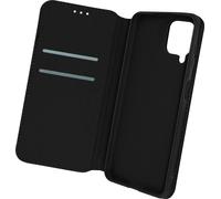 Avizar, similicuir Cover Classic Edition, étui à rabat pour Samsung A22, noir
