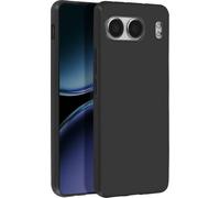 Avizar, Soft Touch étui silicone OnePlus Nord 4, dos mat, noir