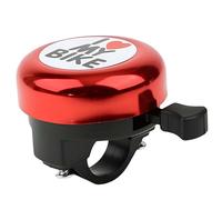 Avizar Sonnette Vélo en Alliage Acier Moyenne pour Guidon Standard Rouge