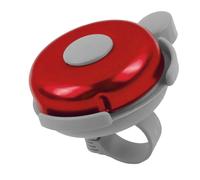 Sonnette Vélo Aluminium Moyenne Guidon Standard Rouge