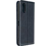 Avizar, Sony Xperia 5 V Étui porte-monnaie avec fonction de support, rabat magnétique, bleu foncé