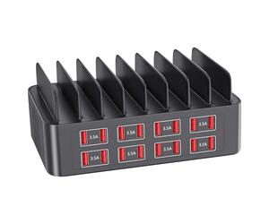 Avizar Station de Charge 16 Ports USB Smartphone et Tablette 150W Noir