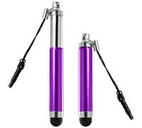 Avizar Stylet Retractable pour écran Tactile - Attache Jack 3.5 mm Violet