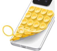 Avizar, support à ventouse avec anneau de fixation pour smartphone, pivotant, jaune