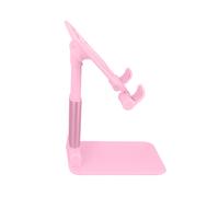 Support Bureau Universel Tige Réglable 20 cm / Angle Ajustable 0 à 140° Rose