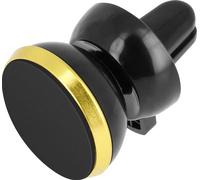 Avizar, support magnétique pivotant à 360° pour smartphone Grille d'aération/ Or, Noir