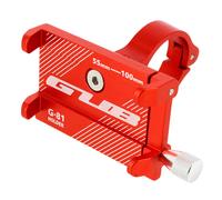Support Vélo Smartphone 55 à 100mm de largeur Fixation Guidon Acier G-81 Rouge
