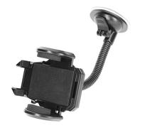Avizar Support Voiture Smartphone Pare-Brise Bras flexible Orientable 360° Noir