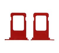 Tiroir SIM Apple iPhone XR support carte nano SIM de remplacement - rouge