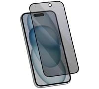 Avizar Verre Trempé Anti-espion pour iPhone 16 Dureté 9H Anti-traces Noir