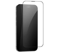 Avizar Verre Trempé pour iPhone 16 Dureté 9H Full Glue 5D avec Applicateur Noir