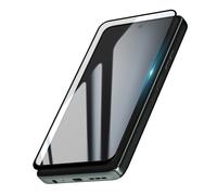Avizar Verre trempé pour Motorola Moto G56 Anti-rayures biseauté Noir