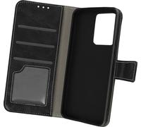 Avizar, Vivo V23 5G Housse rétro en similicuir, étui aspect daim, noir